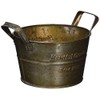 K-I GREENHOUSE Antique Tin Pot 2370-C
