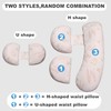 YZCCtixi Pregnancy Pillow - Adjustable Maternity Support for Back &