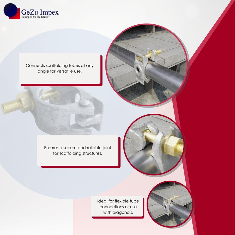 GeZu Impex® Half Coupling 48 mm with Collar Nut SW