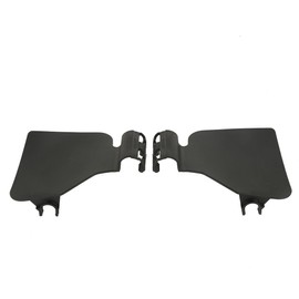 TCT-MOTORPARTS Black Updraft Wind Deflector Kit Fit for Harley Road Glide FLTR FLTRX 1998-2013