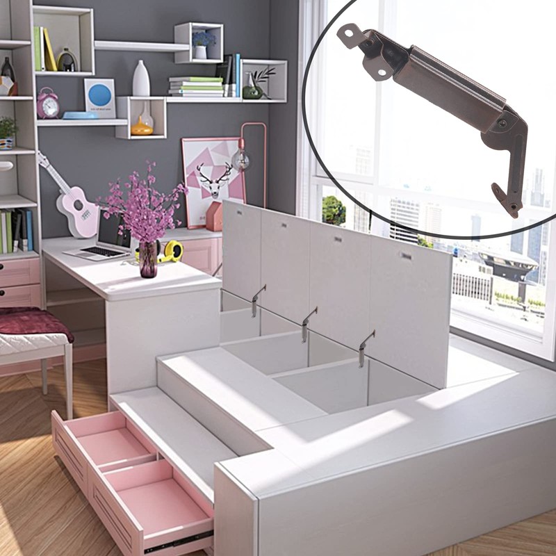 Aracombie Spring Lid Support Hinge, 2Pcs Left and Right Lid