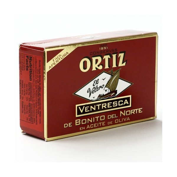 Ortiz Spain Ventresca Tuna In Olive Oil 3.9 oz. Tin by Ortiz
