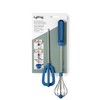 Lekue Express Mixing Kit Set Includes 2 Interchangable Whisks, Blue