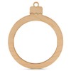 Round Picture Frame Ornament 7 inch, Pack of 10 Small