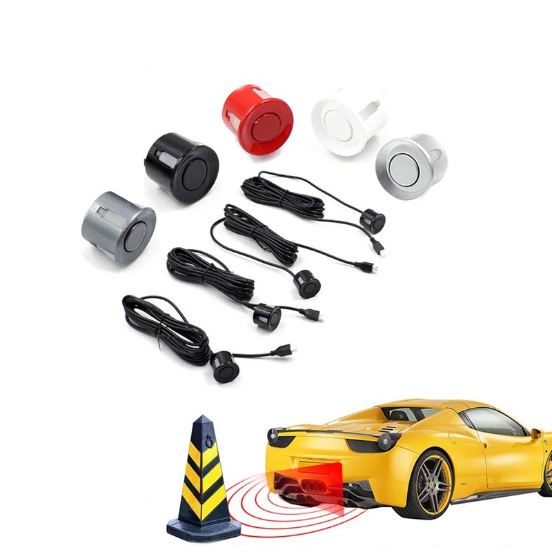 Car Parking Sensor, Rear Reversing Radar System with 4 Sensors,