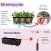LaLaGreen Wall Planters for Indoor (2 Pack, 20 Inch) Black