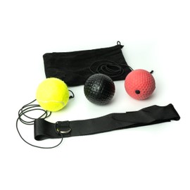 #winning Triple Reflex Boxing Ball Adjustable Headband Elasticated Training Set