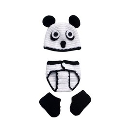 GRIRIW Photo Props Newborn Photography Outfit Cute Knitted Costume for Boy Girl Present for Photo Shoots and Daily Dressing