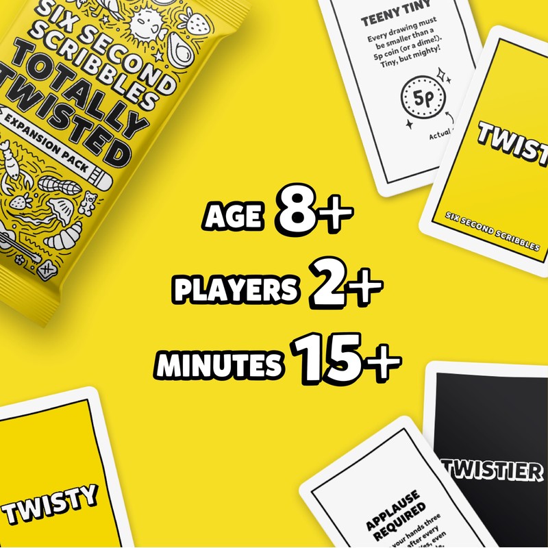 Gamely Six Second Scribbles: Totally Twisted | The expansion for