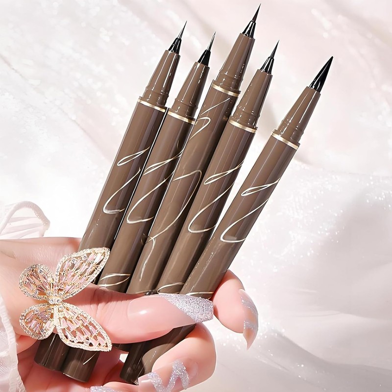 Waterproof Liquid Eyeliner Pen – Ultra-Fine Precision Tip, Long-Lasting Quick-Dry