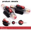 80A Audio Inline Circuit Breaker Reset Fuse 12V-24V DC, PowMr