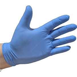 1000 Disposable Gloves Medium Blue Nitrile Examination Gloves Medical, Food, Care, Mechanical, Industrial, Hair & Beauty, Janitorial, Multipurpose-Powder Free (1000 Gloves, Medium)