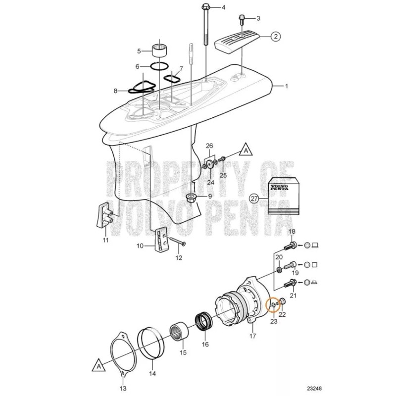 Volvo Penta Genuine Factory OEM Lower Unit Drain Plug &
