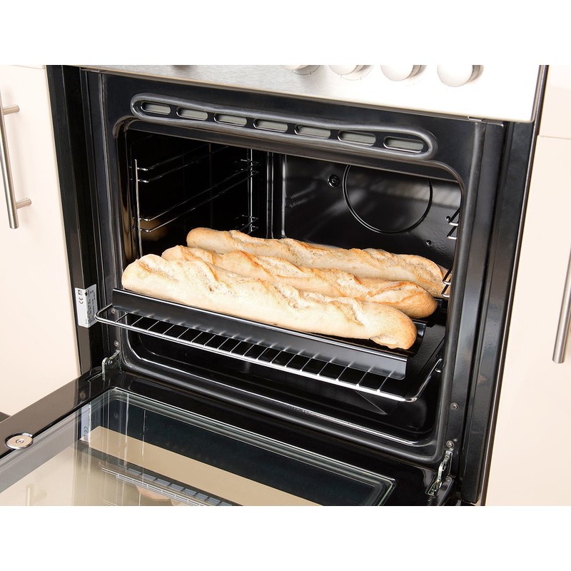 Rosenstein & Söhne Oven Trays: Set of 2 Baguette Baking