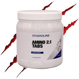 Amino 2.1 Tabs - 325 Tablets High Dose - With Optimal Amino Acids Profile - Rich in BCAAs, EAAs - Provides All Essential & Chained Amino Acids