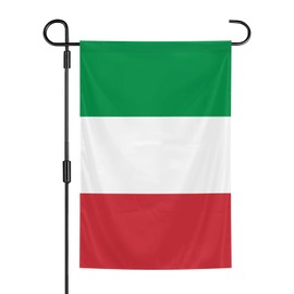 Italy Flags 12 x 18 Inches Double Sided Polyester Garden Flags Vivid Color for Indoor and Outdoor Yard Garden Street Decorations