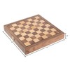 Hey! Play! Inlaid Walnut-Style Magnetized Wood Chess Set with Staunton