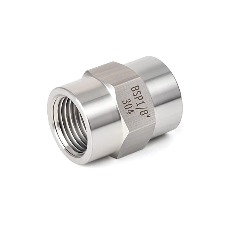 ERGAOBOY 2 Pcs 1/8" BSP Female Thread X 1/8" BSP