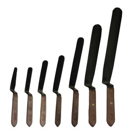 NEWBORN Teflon Offset Spatula Kit - 6-Piece Non-Stick Offset Spatulas for Seamless Joint Finishing | 3"-8" Sizes for Construction Use