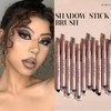 Black Eyeshadow Stick, Metallic Glitter Eye Shadow Crayon Pen Eyeshadows