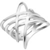 Jude Jewelers Stainless Steel Waved Braided Plain Wrap Promise Statement