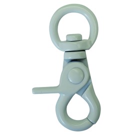 DAIDOHANT 10104139 Trigger Snap (Matte White) 1.8 inches (46 mm) (A) 46 x (B) 11 x (C) 15 mm (1 piece)