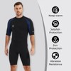 Lemorecn Wetsuits Adult's Premium Neoprene Diving Suit 3mm Shorty Jumpsuit