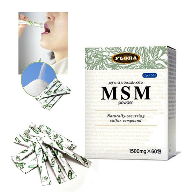MSM Powder (Methyl Sulfonyl Methane) 1,500 mg x 60 packets