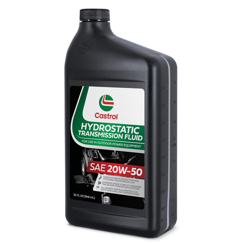 Castrol SAE 20W50 Hydrostatic Transmission Fluid for Use in Outdoor