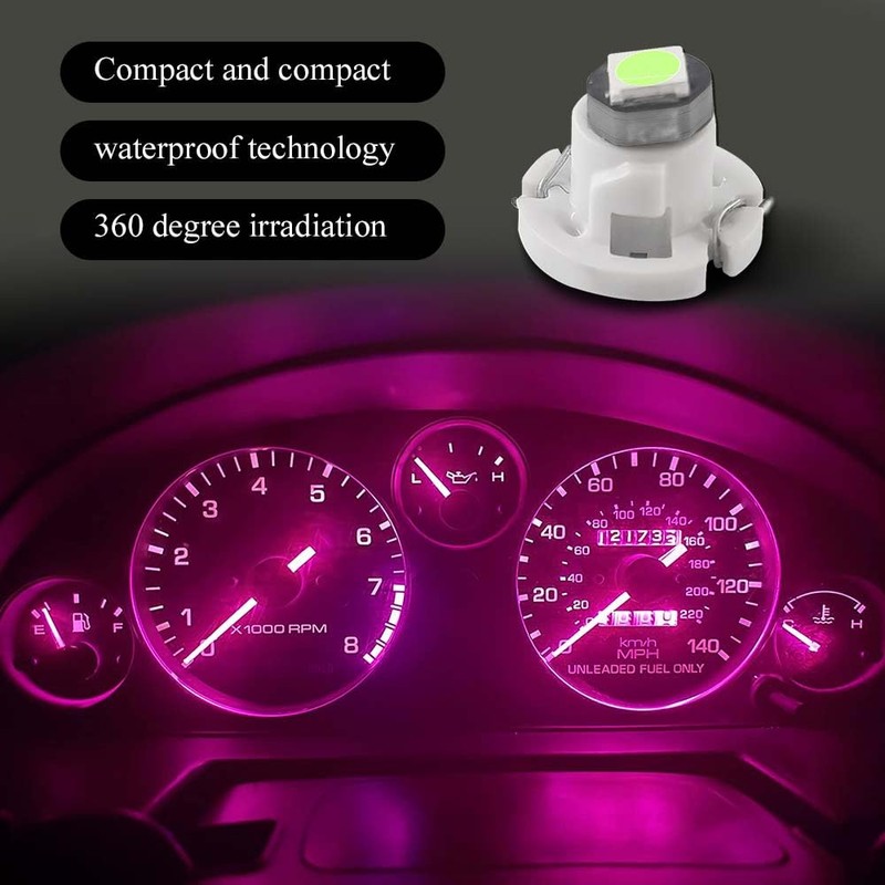 10PCS T4.2 Led Bulb Neo Wedge 10mm Base, Car Interior