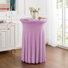 30 inches 32" Highboy Cocktail Round Stretch Spandex Table Cover
