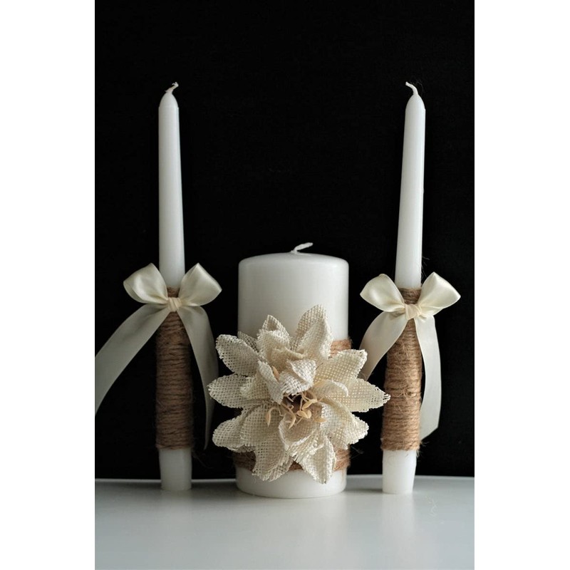 Rustic Wedding Decor, Flower Girl Basket and Ring Bearer Pillow