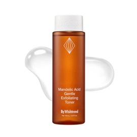 BY WISHTREND Mandelic Acid 5% Skin prep Water, Gentle Skin exfoliator for face, Ideal for Sensitive Skin | Helping clogged pores and Pigmentation (4.1 Fl Oz (Pack of 1))