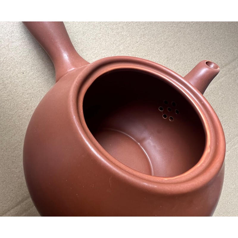 Japanese Teapot Kyusu Green Tea Pot Handmade with Integrated Tea