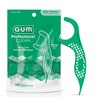 GUM Professional Clean Floss Picks - Extra Strong Shred-Resistant Floss,