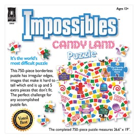 BePuzzled | Hasbro Candyland Game Impossibles Puzzle, Based on The Classic Game of Candyland, from BePuzzled, for Ages 15 and Up