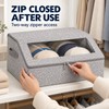 Hat Storage Box for Baseball Cap Organization – Clear Viewing