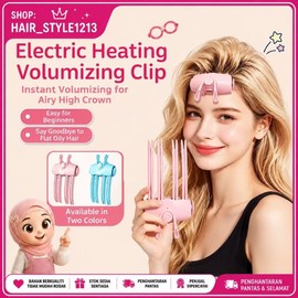 Electric Heating Hair Top Alat pemanas elektrik Clip Teeth Increase Hair Gigi volume rambut hair Root clip加热电器头顶夹发增加发量