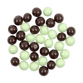 Chocolate Mint Cookie Bites, OliveNation Mint Chocolate Covered Cookie Bites for Edible Decoration, Mixes, Snacking 6oz