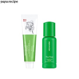 PAPA RECIPE Madecare Ointment + Tea Tree Cica Ampoule Set 2items