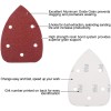 100Pcs 40-240 Grit Aluminum Oxide Mouse Detail Sander Sandpaper with