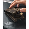 VULKIT Slim Wallet for Men Pop Up Card Holder Minimalist