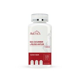 Arctica Sea Cucumber & Pilose Antler Complex Capsule, Blood Vigor, 600 mg × 120 caps