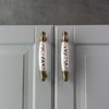 4 Sets Cabinet Door Handle Retro American Style Ergonomic Design