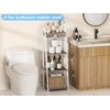 keomaisyto 4-Tier Elegant Ladder Shelf, Bathroom Storage Shelf, Ladder Bookshelf