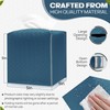 Azormi Tissue Box Cover, PU Leather Square Tissue Box Holder