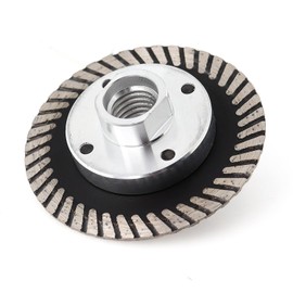 YITISAGE 3 inch Tile Diamond Saw Blade Turbo Segment Carving Cutting Disc with Removable 5/8-11 Thread for Cutting Tile Granite Marbles(Black)