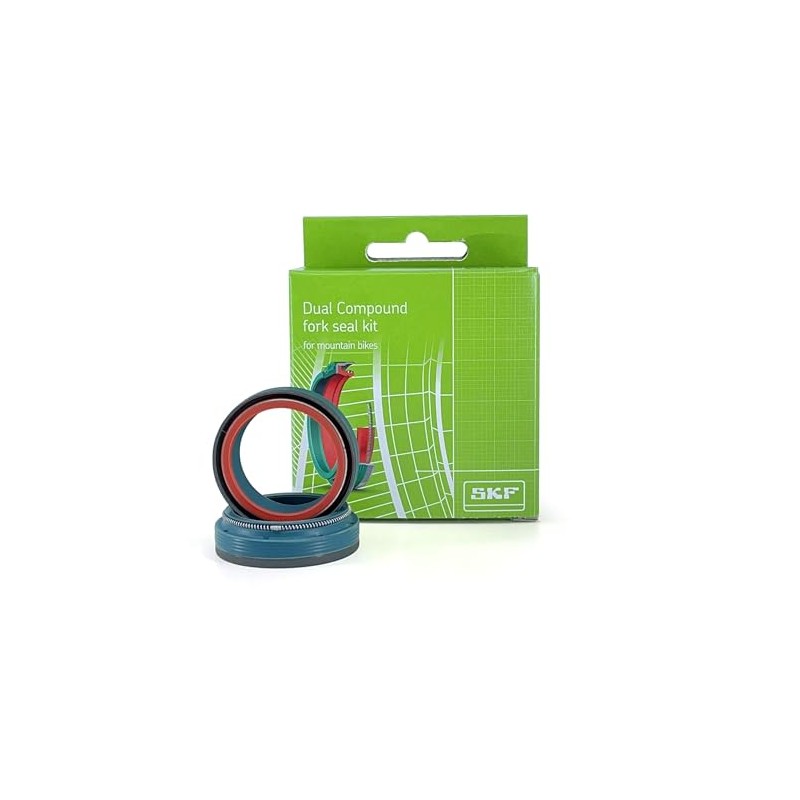SKF MTBDUAL-38FRN Dual Compound MTB Fork Seal Kit 38mm for