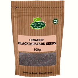 Organic Black Mustard Seeds 100g by Hatton Hill Organic