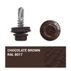 Pack of 25 Metal Roofing Screws 4.8 x 19 mm